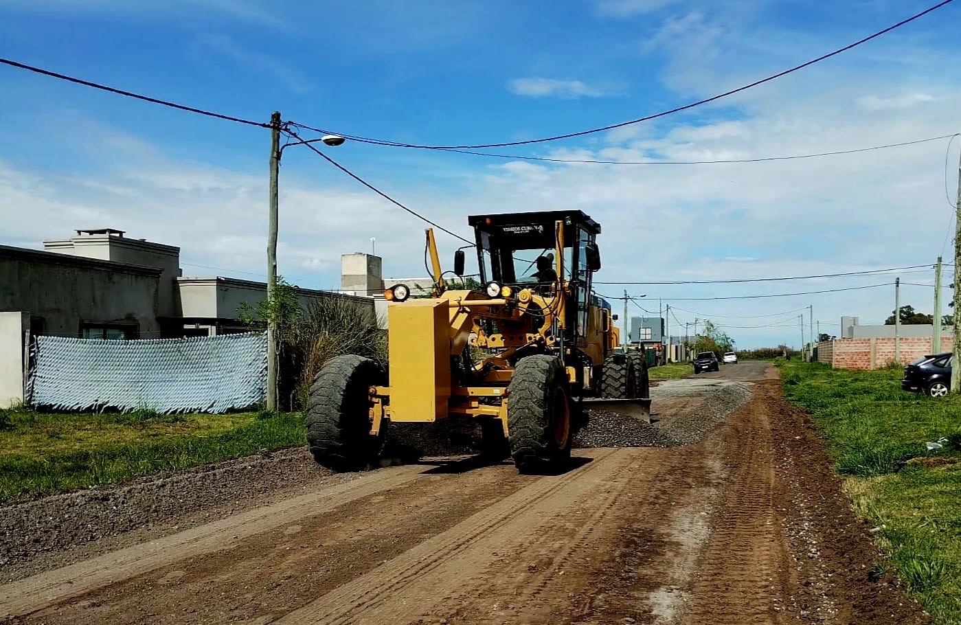 Concluyeron las obras de consolidado vial en el barrio Torres de Bragado